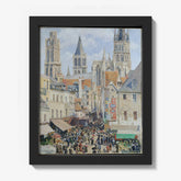 Grocery Street, Rouen (Effect of Sunlight) by Camille Pissarro - thumbnail_1_bf_67312ae312f9211d49d3d71b